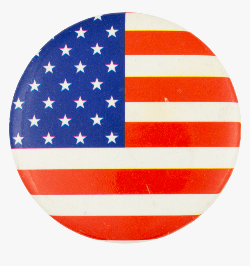 American Flag Circle Art Button Museum - United States Flag Small Circle, HD Png Download, Free Download