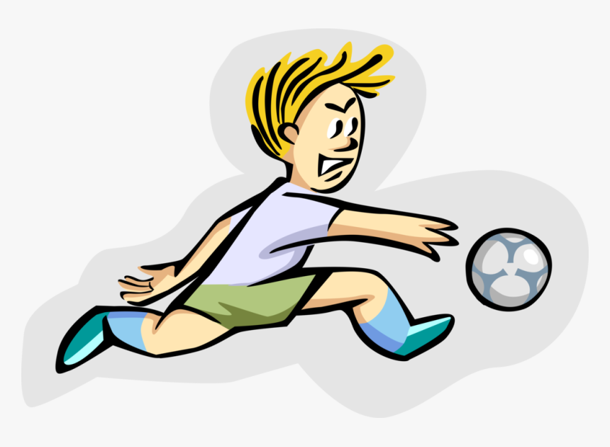 Vector Illustration Of Sport Of Soccer Football Player, HD Png Download, Free Download