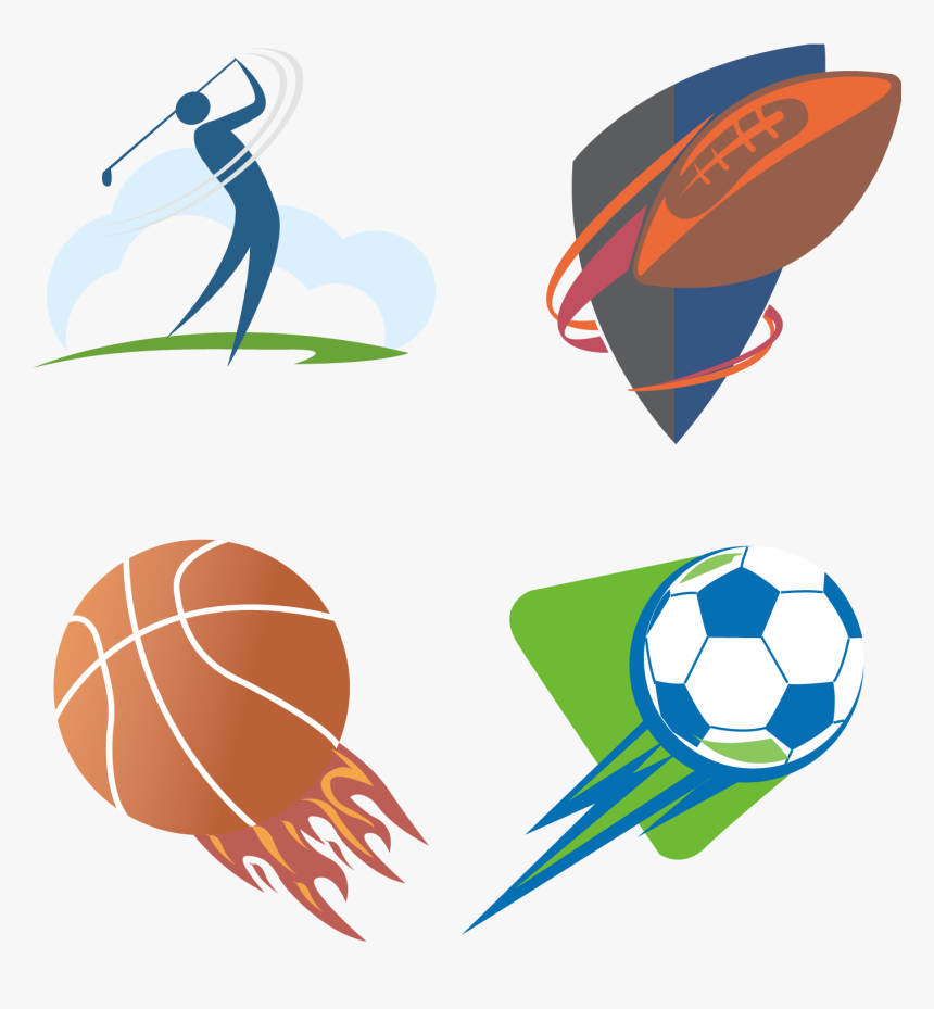 Sports Clipart Vector - Creative Sport Logo Design, HD Png Download, Free Download