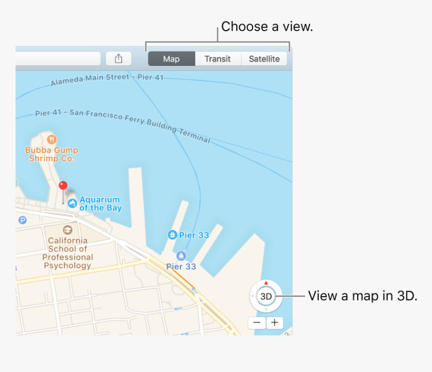 Click Map Or Satellite In The Toolbar To Change Your - Map, HD Png Download, Free Download