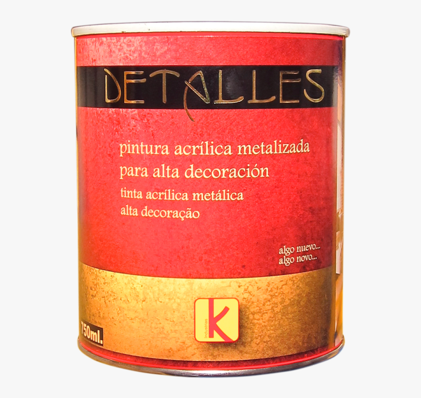 Pintura Acrílica Metalizada Detalles - Cylinder, HD Png Download, Free Download