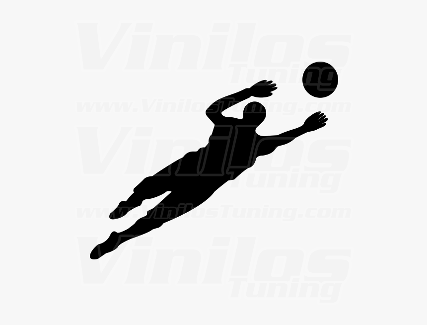 Futbol Portero Deportes Jpg Portero Logo Fútbol Png - Goal Keeper Silhouette, Transparent Png, Free Download