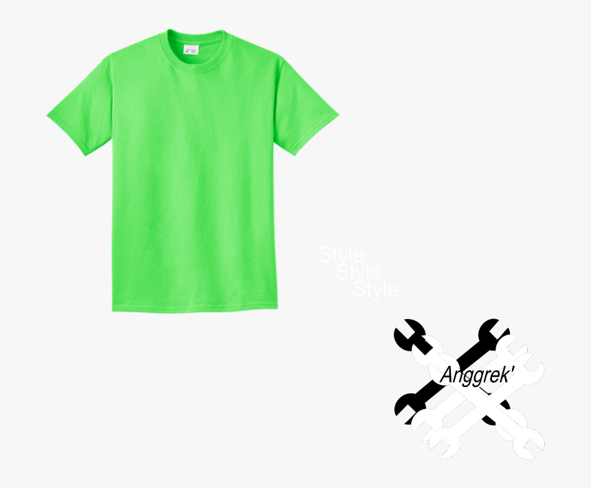Neon Green T Shirt Png, Transparent Png, Free Download