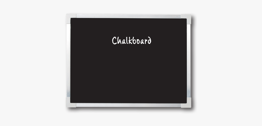 Black Chalkboard Aluminum Framed - Display Device, HD Png Download, Free Download