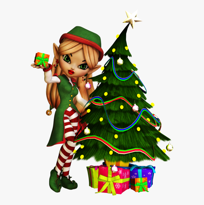 Santa Claus Christmas Day Christmas Tree Christmas - Imagenes De Muñecas De Navidad, HD Png Download, Free Download