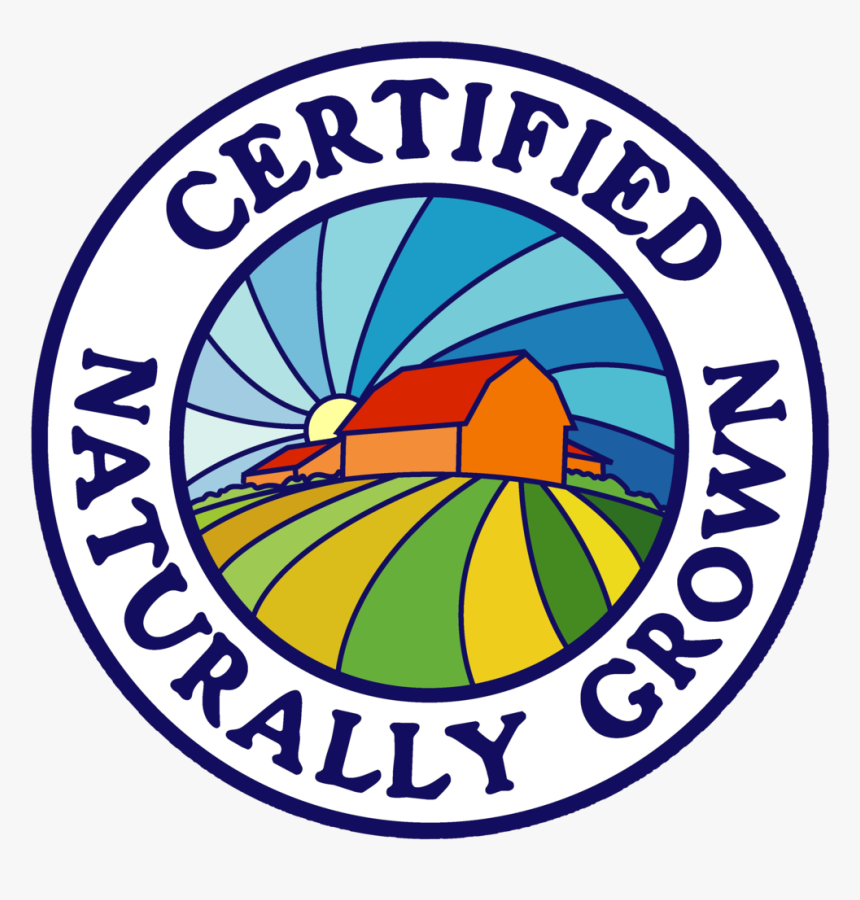 Cnglogo White Circle - Certified Naturally Grown Logo, HD Png Download, Free Download