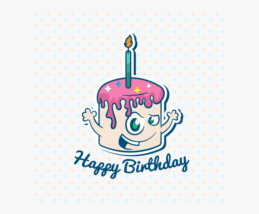 Anivers Rio Com Bolo - Cumpleaños Ilustración, HD Png Download, Free Download