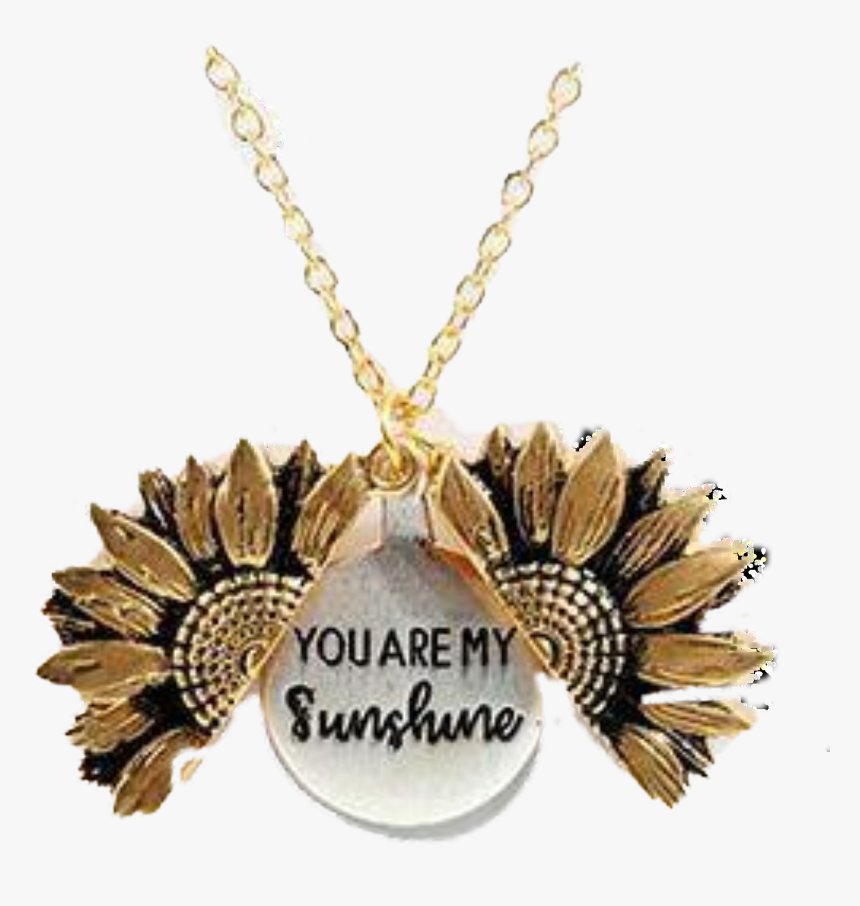 You Are My Sunshine Necklace Sunflower, HD Png Download, Free Download