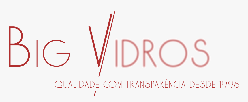 Logo Da Vidraçaria Big Vidros Contendo Nome Da Empresa - Coquelicot, HD Png Download, Free Download