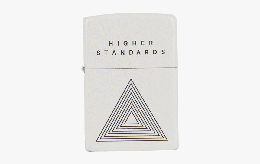 Higher Standards Zippo Lighter - Triangle, HD Png Download, Free Download