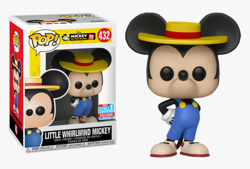 Little Whirlwind Mickey Mouse 90th Anniversary Nycc18 - Little Whirlwind Mickey Funko Pop, HD Png Download, Free Download