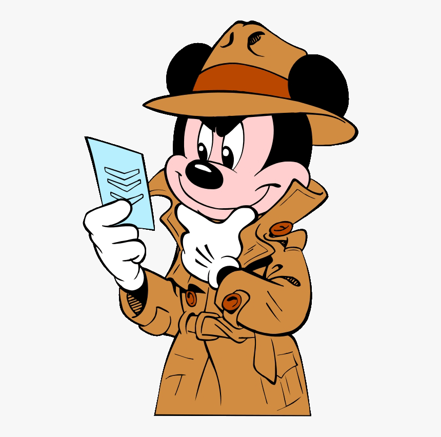 #disney #mickey #mouse #detective - Mickey Mouse Sherlock Holmes, HD Png Download, Free Download