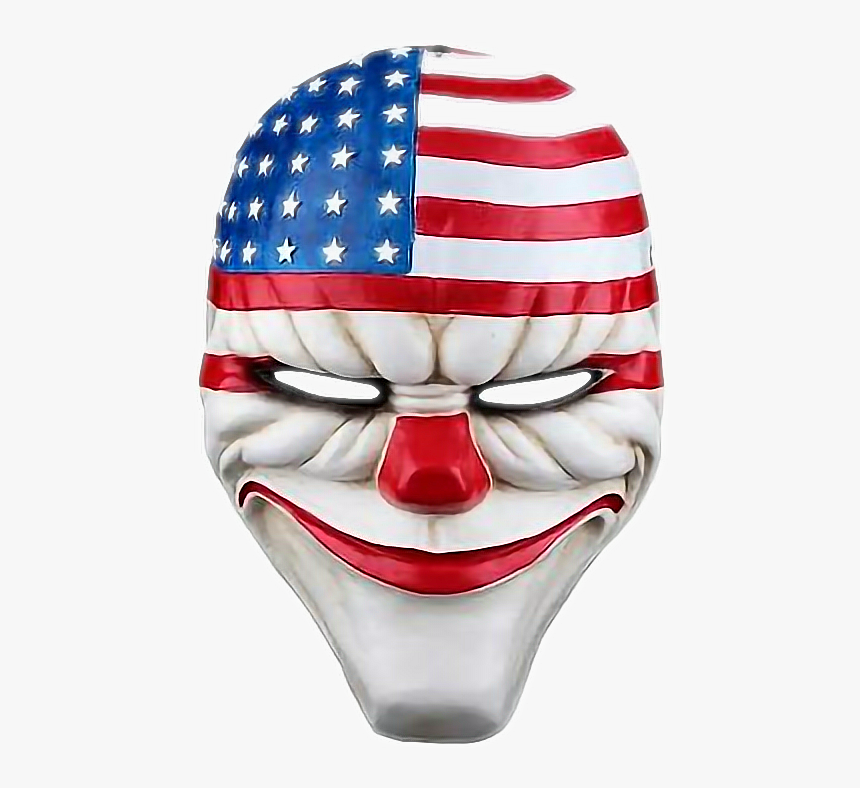 #payday #mask #mascara #eua #terror #payaso #asesino - Payday 2 Dallas Mask, HD Png Download, Free Download