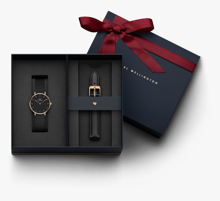 Tu Bav Petite Ashfield 32mm Rose Gold Petite Sheffield - Daniel Wellington Gift Set, HD Png Download, Free Download