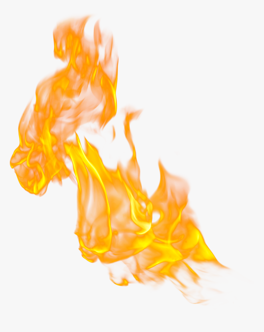 Flame Fire Combustion Yellow - Transparent Background Flame Png, Png Download, Free Download