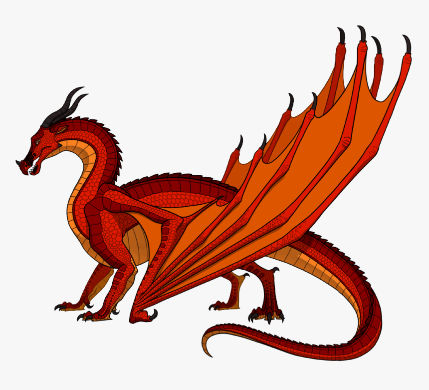 Fire Dragon Png - Wings Of Fire Flame Wings, Transparent Png, Free Download