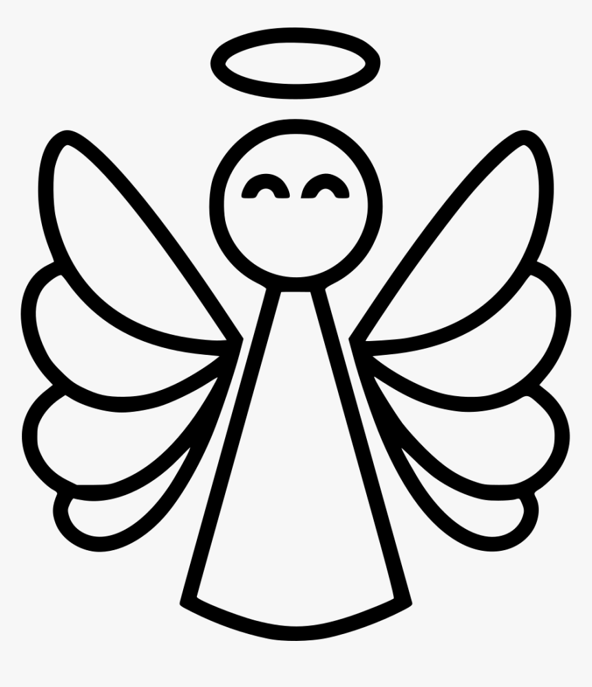 Whatsapp Logo Black And White Lineart Free Angel Images Png