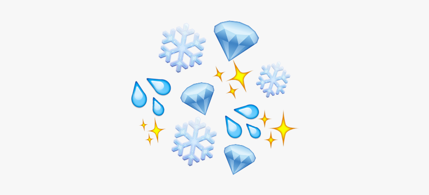 #emoji #emojis #blue #aesthetic #blueemojis #sparkle - Illustration, HD Png Download, Free Download