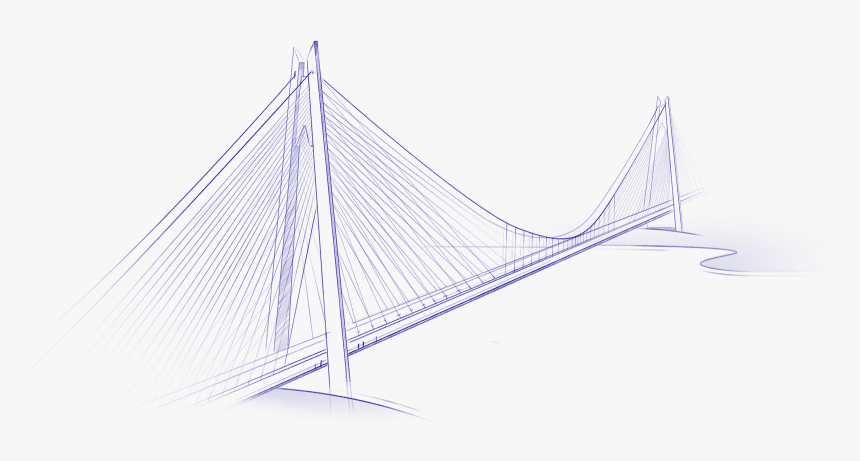 Self-anchored Suspension Bridge, HD Png Download, Free Download