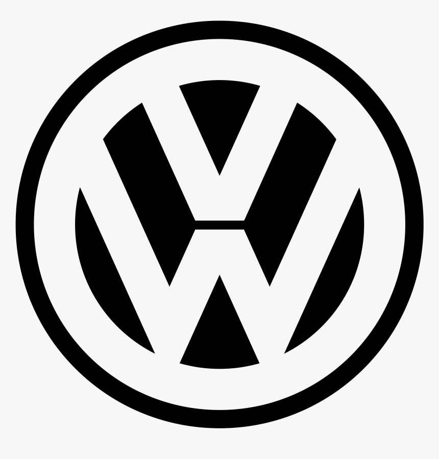 Volkswagen Logo White Png, Transparent Png, Free Download