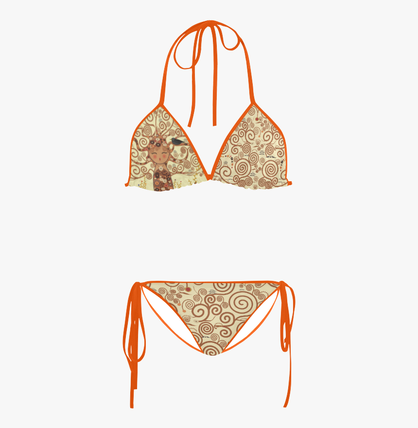 Kokeshi Tree Of Life Custom Bikini Swimsuit - Guinea Pig In A Bikini, HD Png Download, Free Download