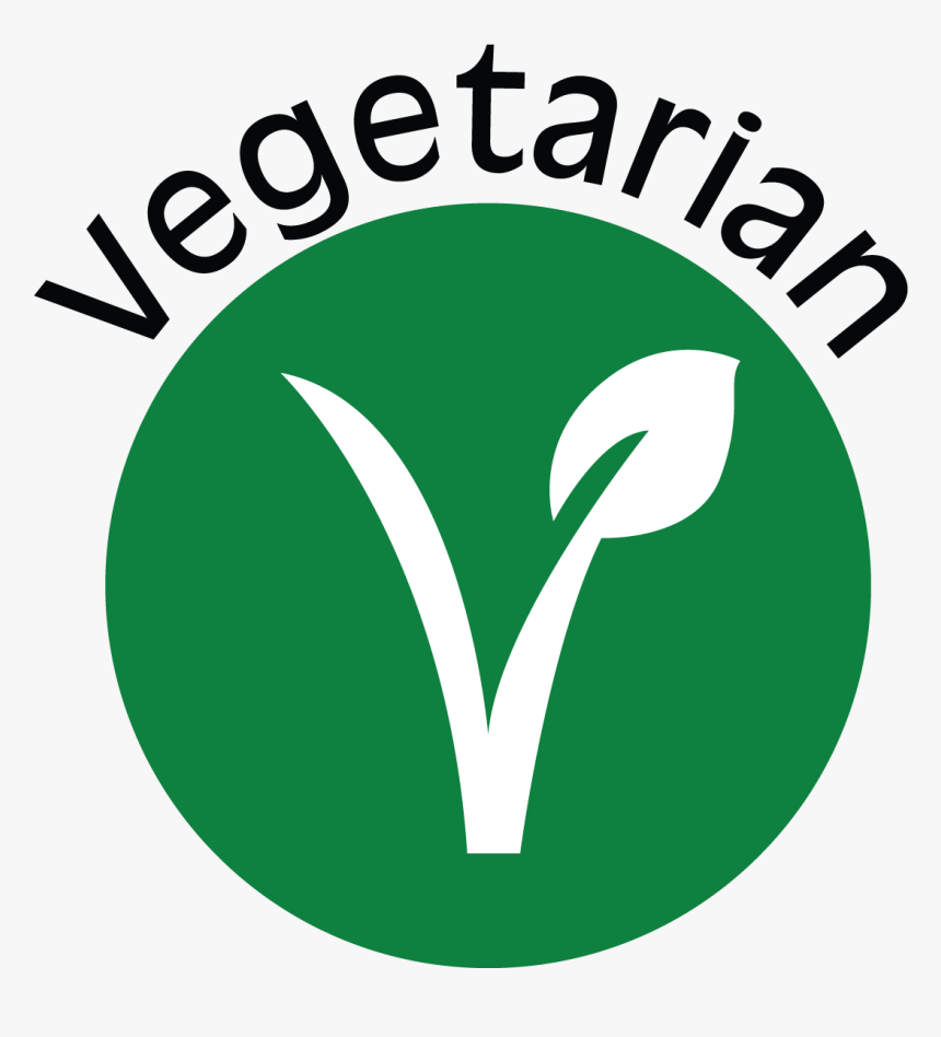 Vegetarian Icon Symbol Logo Vector Transparent - Circle, HD Png Download, Free Download