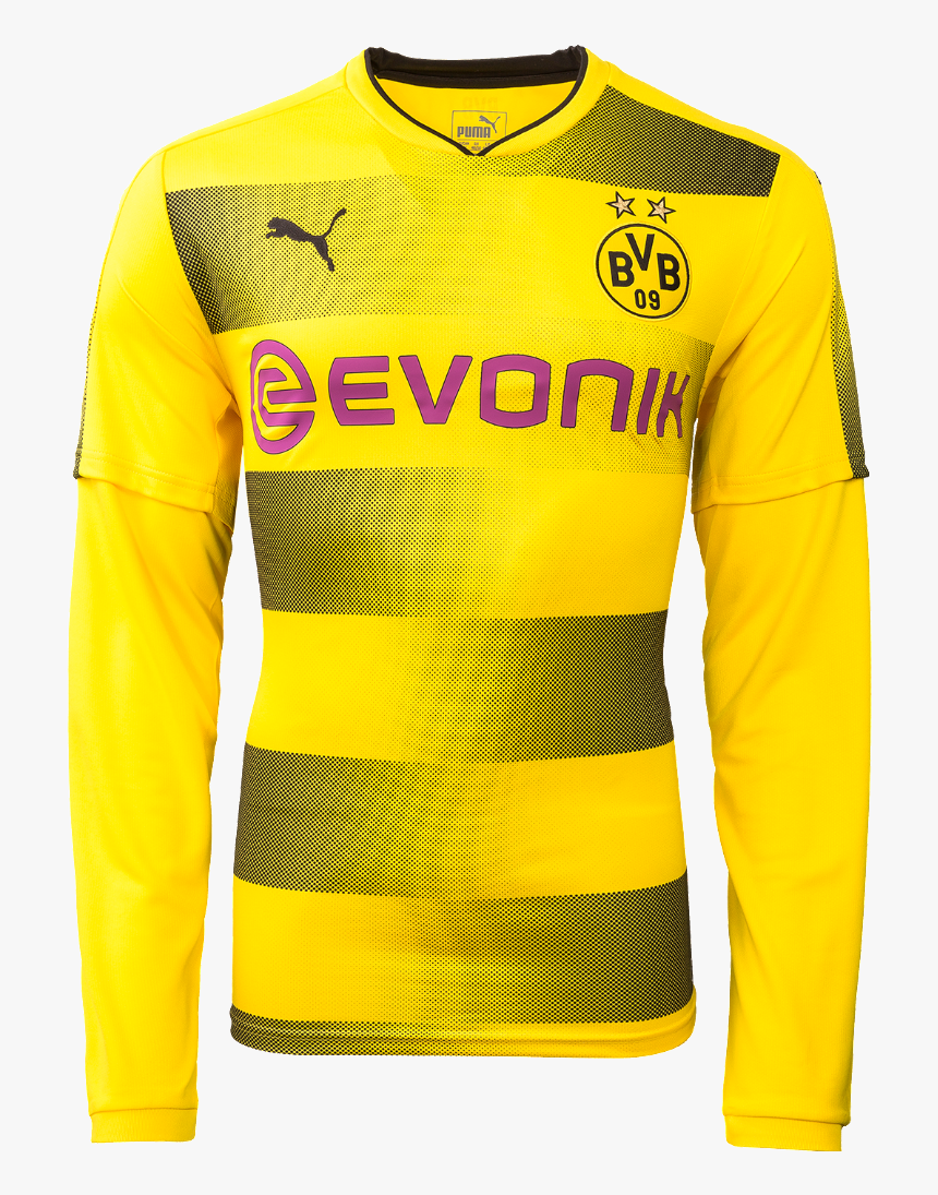 Borussia Dortmund 17/18 Home Ls Jersey - Borussia Dortmund Jersey 2018 ...