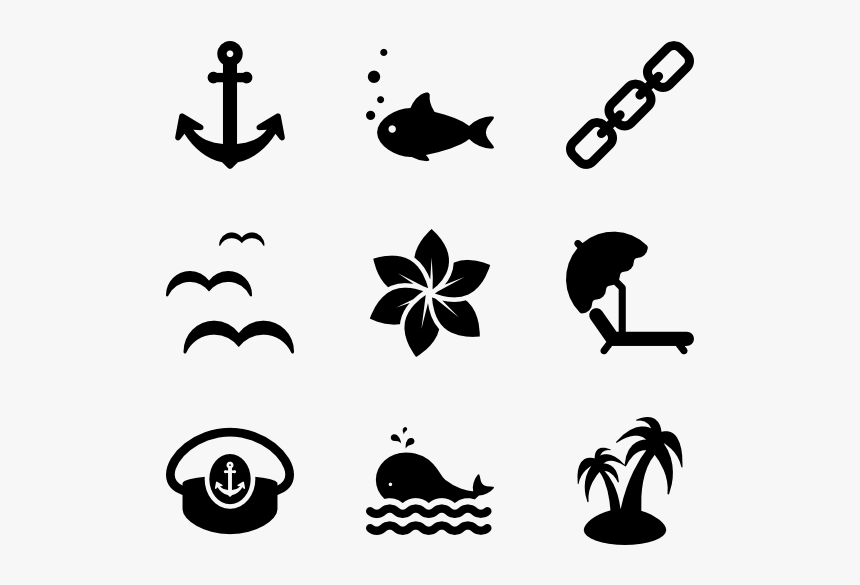 Beach Icons Png, Transparent Png, Free Download