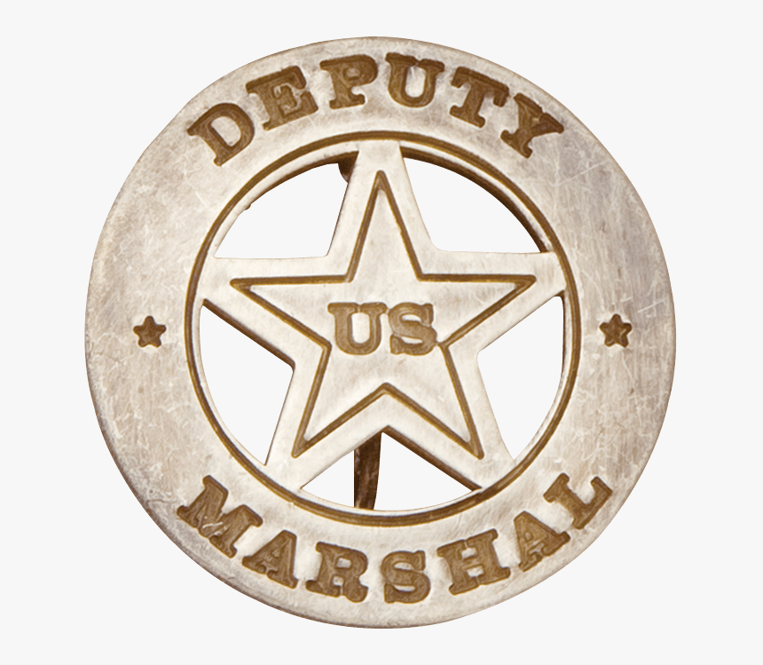 Round Deputy Us Marshal Badge - Transparent Background Star Line, HD Png Download, Free Download