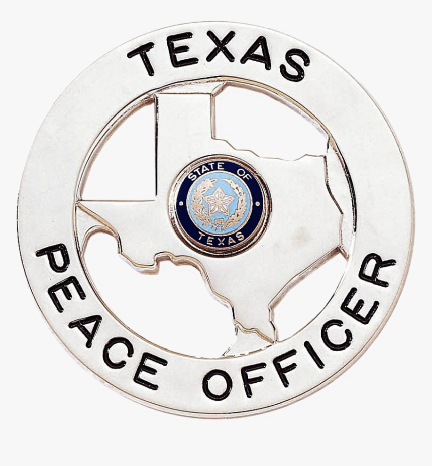Circular Peace Officer Texas Badge - Texas Peace Officer Badge, HD Png ...