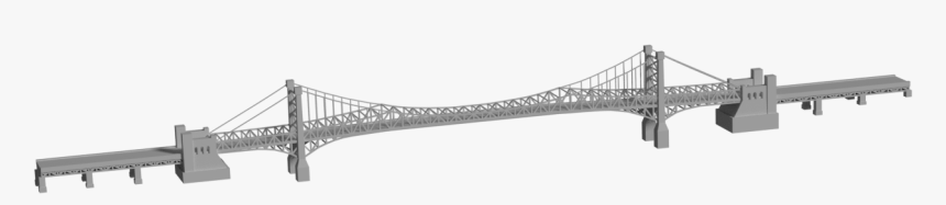 English Electric Co - Self-anchored Suspension Bridge, HD Png Download, Free Download