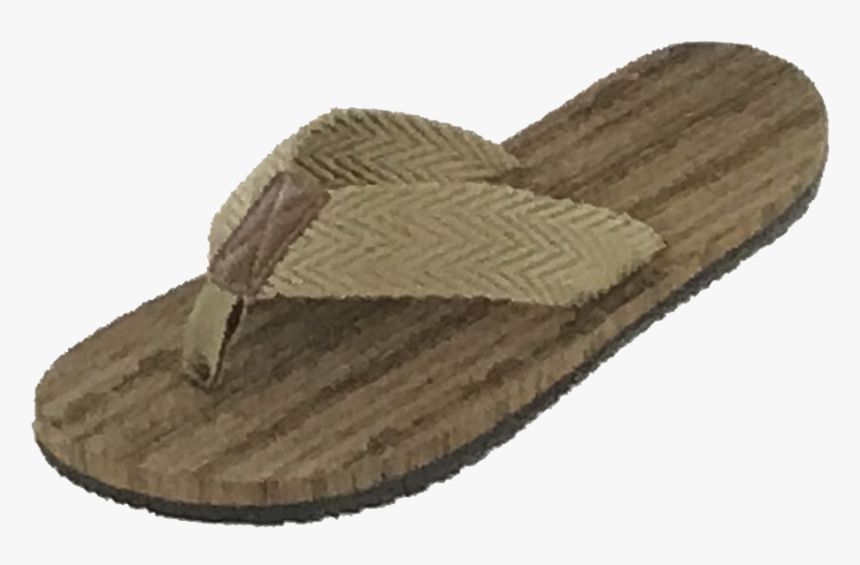 Sandals Mens Woven Wood Grain Flip Flop - Slipper, HD Png Download, Free Download