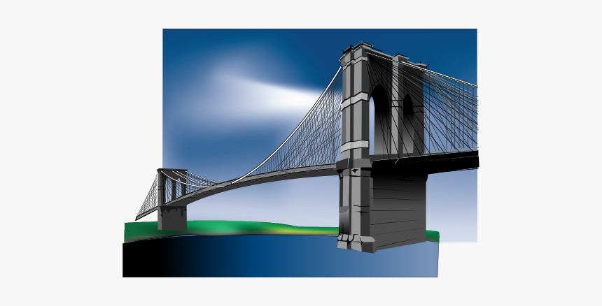 Brooklyn Bridge Clip Art - Brooklyn Bridge, HD Png Download, Free Download