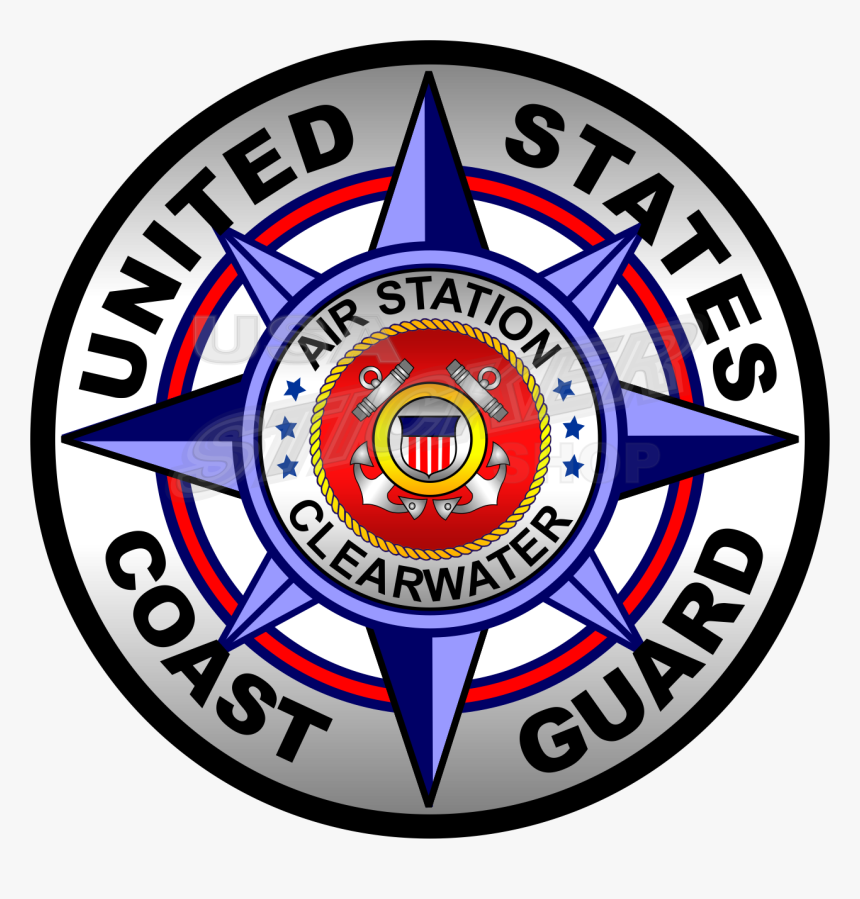 Coast Guard Air Station Clearwater Badge Sticker Round - Circle, HD Png Download, Free Download