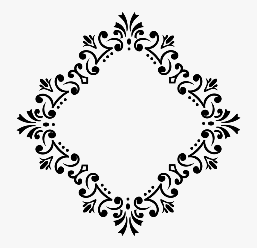 Transparent Ornament Frame Png - Frame Ornamen, Png Download, Free Download