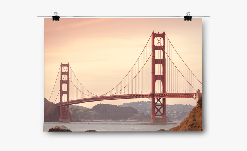 Golden Gate Bridge View - Sans Francisco, HD Png Download, Free Download