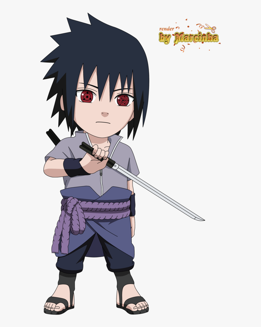 Sasuke Mangekyou Sharingan Chibi, HD Png Download, Free Download