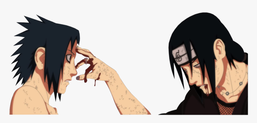 Sasuke Itachi Black And White, HD Png Download, Free Download