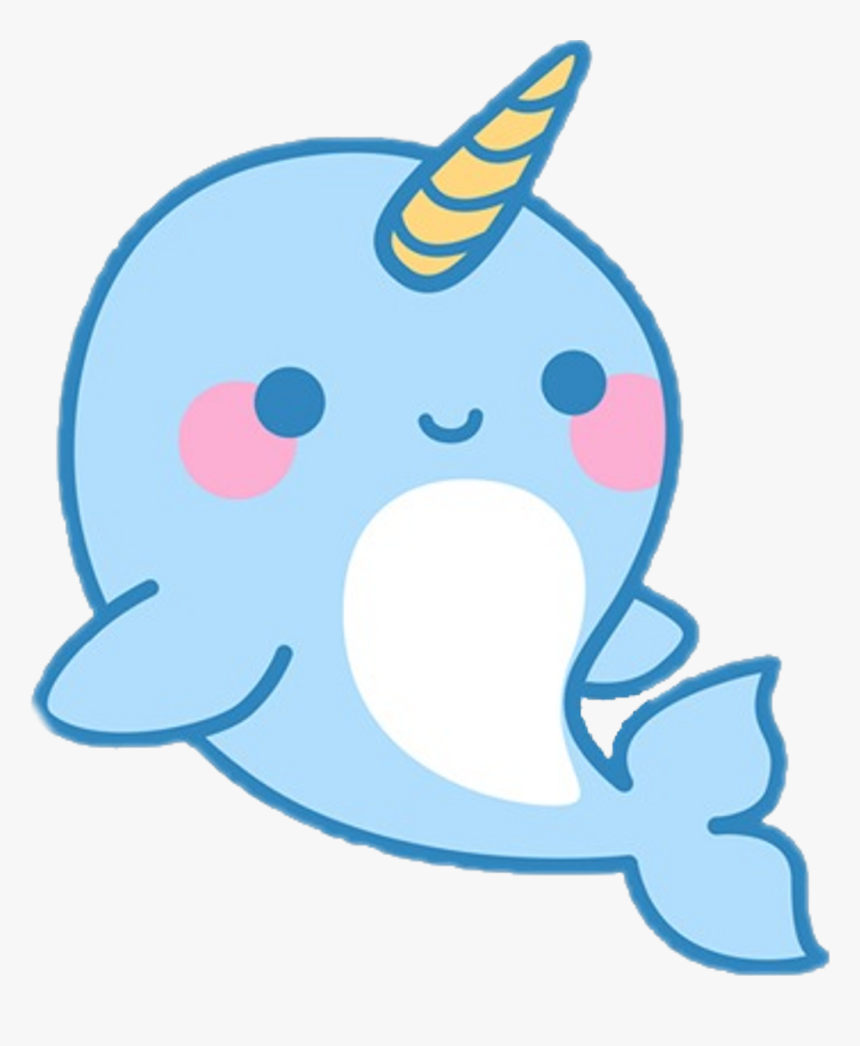 Cute Cartoon Narwhal Clipart , Png Download - Cute Cartoon Narwhal, Transparent Png, Free Download