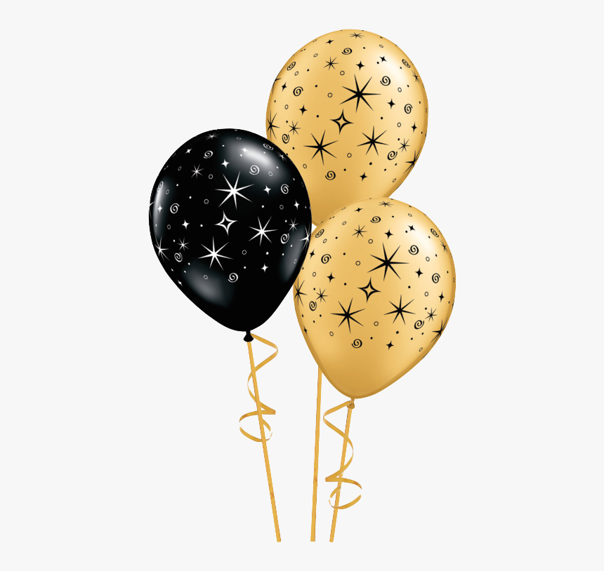 Transparent Birthday Balloons Clipart No Background - Transparent Gold Balloons Png, Png Download, Free Download