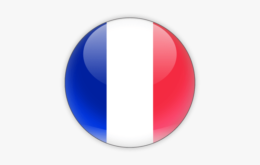 Round France Flag Clip Arts - France Flag Circle Png, Transparent Png, Free Download