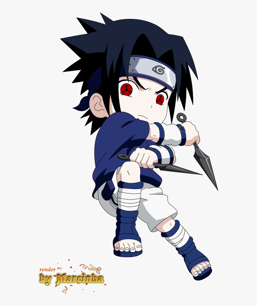 Chibi Sasuke By Marcinha20 - Sasuke Chibi Png, Transparent Png, Free Download