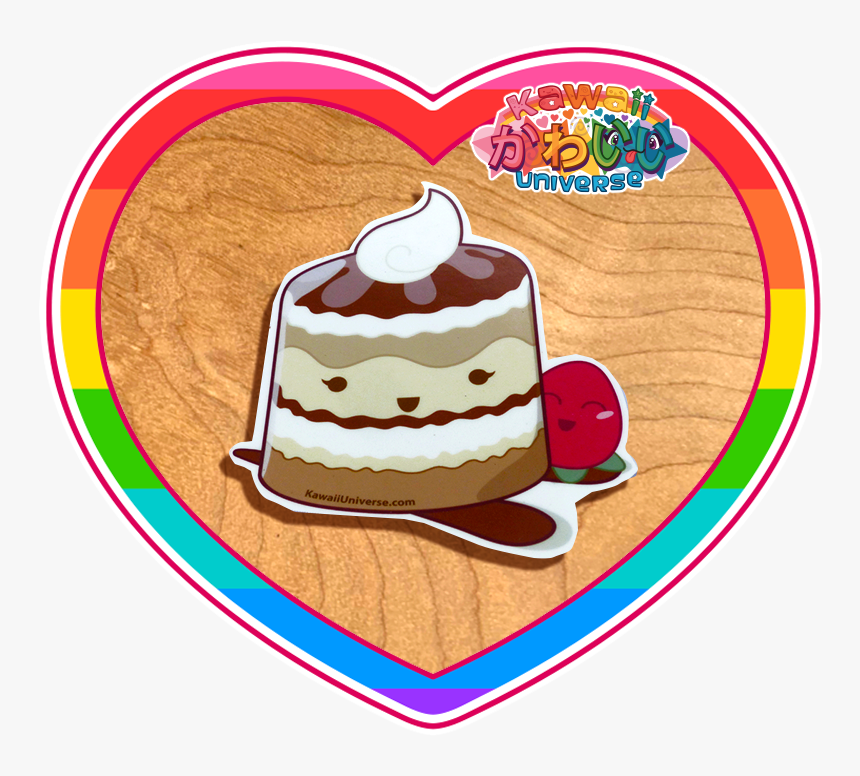 Kawaii Universe Cute Tiramisu Sticker Pic 01 - Kawaii Strawberry Cute Kawaii Strawberry Stickers, HD Png Download, Free Download