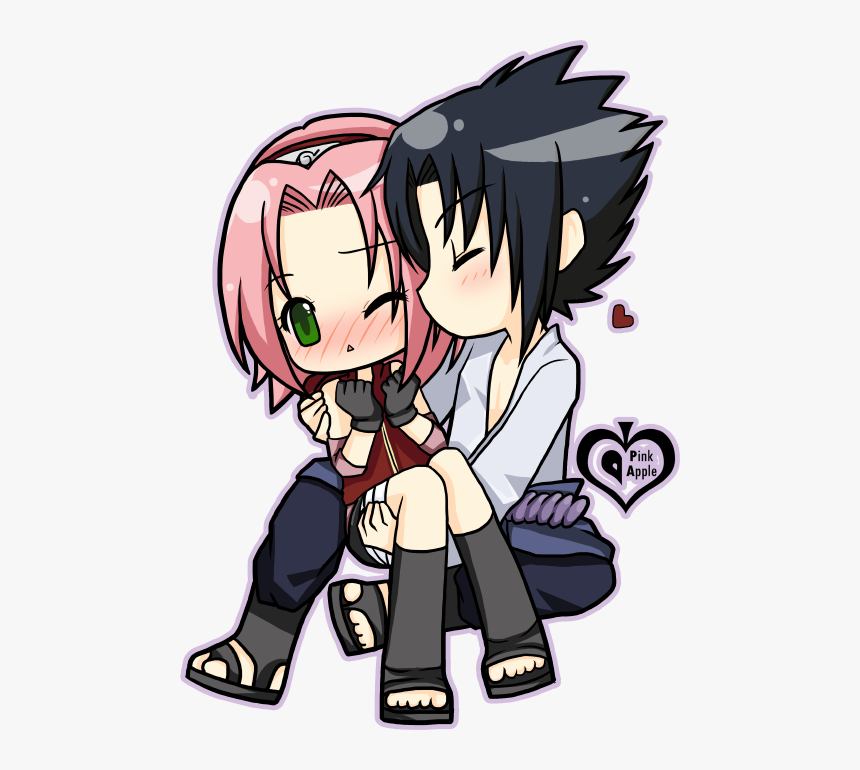 Sakura, Naruto Shippuden, And Sasuke Image - Kiss Sasuke And Sakura, HD Png Download, Free Download