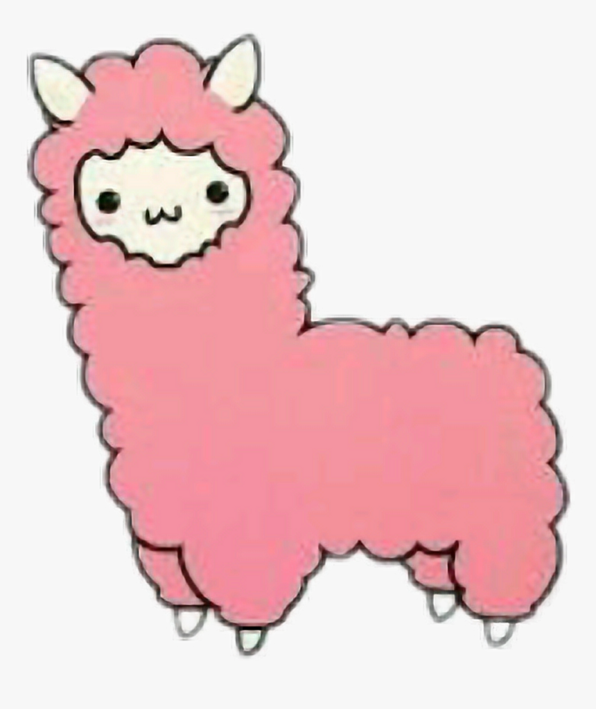 Llama Clipart Kawaii - Cute Llama Transparent Background, HD Png Download, Free Download