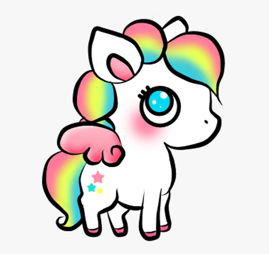 Nicorn Clipart Kawaii - Kawaii Unicorn Png, Transparent Png, Free Download