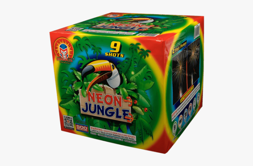 Neon Jungle Magnus Fireworks - Box, HD Png Download, Free Download