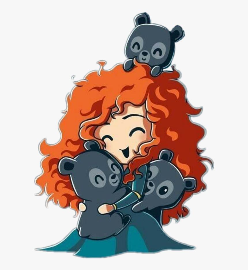 Transparent Merida Png - Dibujos De Merida Kawaii, Png Download, Free Download