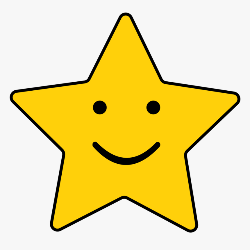 Cute Star Clipart - Cute Smiley Star Clipart, HD Png Download, Free Download
