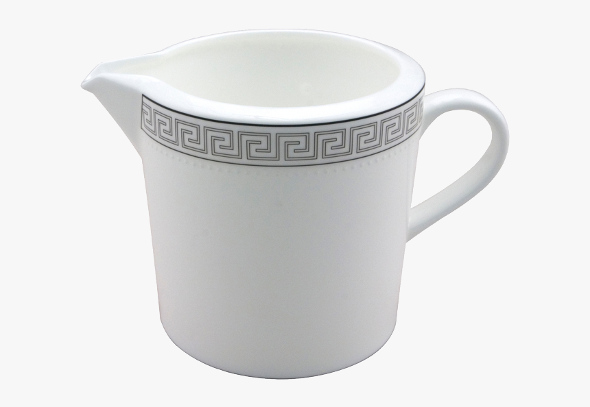 Greek Key Creamer - Coffee Cup, HD Png Download, Free Download